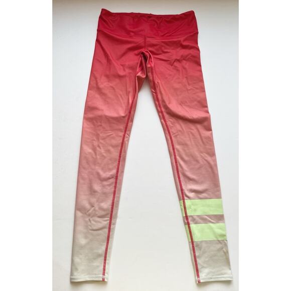 ALO YOGA Airbrush Ombre Legging Red - Picture 5 of 5